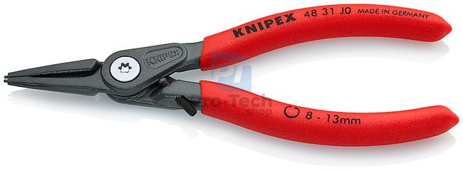 Precízne kliešte na poistné krúžky 140 mm so špičkami 0,9 mm KNIPEX 08056