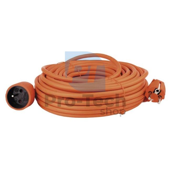 Predlžovací kábel – spojka, 25m, oranžový 70575