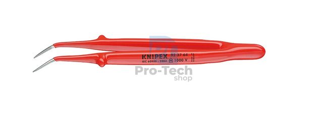 Presné pinzety izolované 150 mm so zahnutými koncami KNIPEX 08525