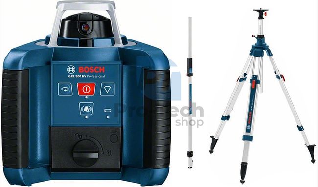 Rotačný laser Bosch GRL 300 HVG so stavebným statívom BT 300 HD a meracou latou GR 240 15264