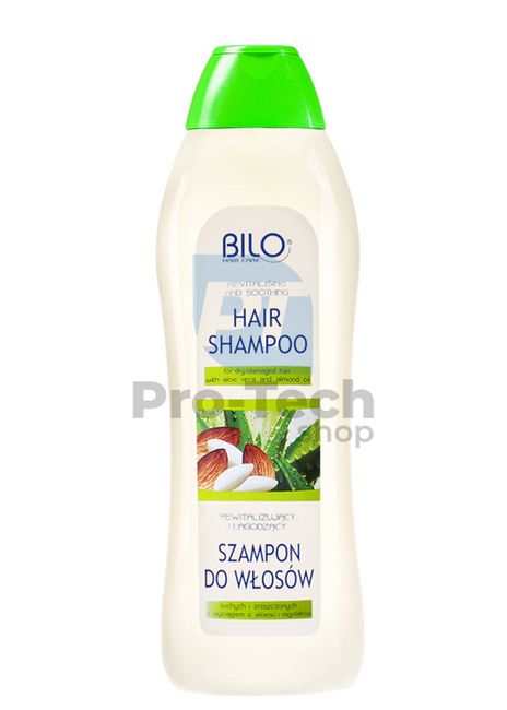 Šampón na vlasy s extraktom aloe vera a mandľovým olejom BiLo 1000ml 30095