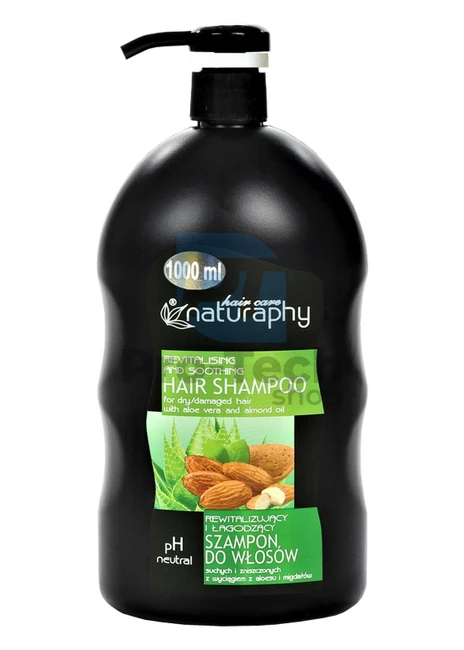 Šampón na vlasy s extraktom aloe vera a mandľovým olejom Naturaphy 1000ml 30088