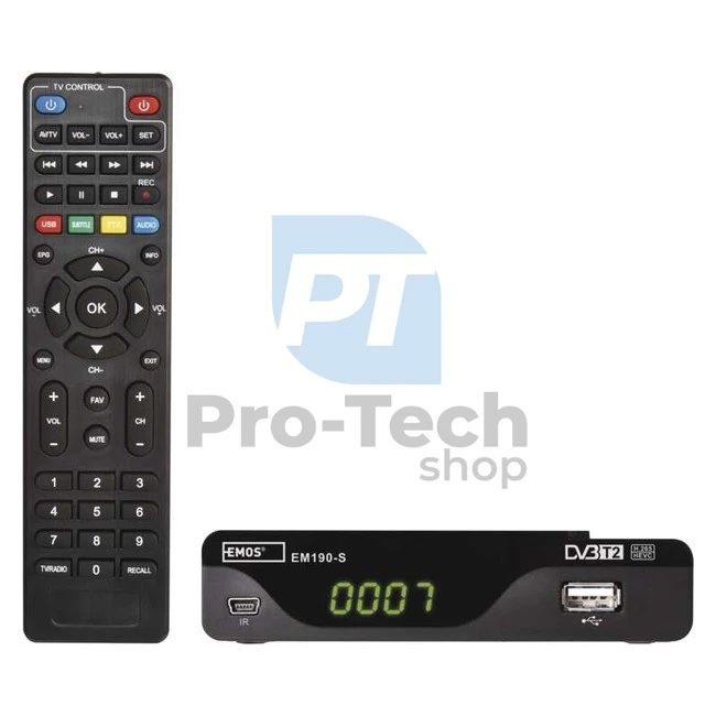 Set-top box EMOS EM190-S HD HEVC H265 (DVB-T2) 72192