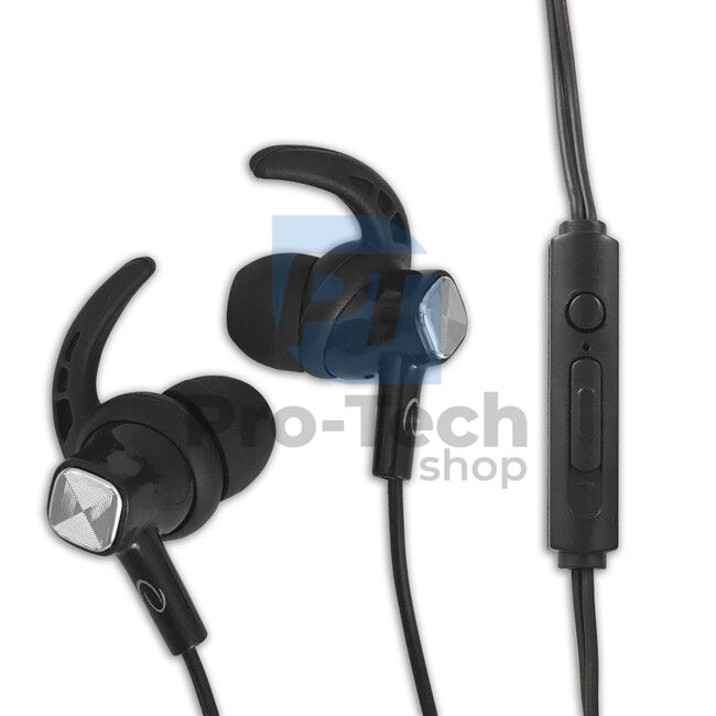 Slúchadlá do uší s mikrofónom a reguláciou hlasitosti EH200K 14397