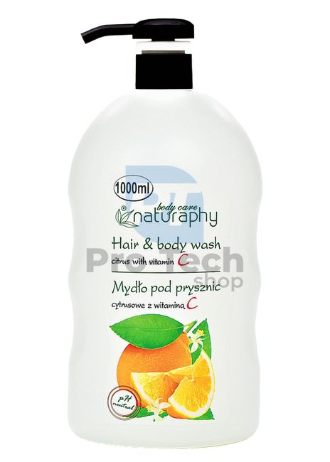 Sprchový gél a šampón 2v1 citrón a vitamín C Naturaphy 1000ml 30290