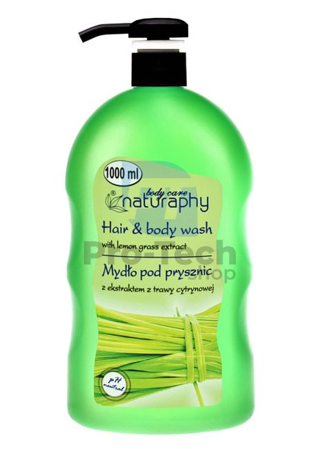 Sprchový gél a šampón 2v1 citrónová tráva Naturaphy 1000ml 30072