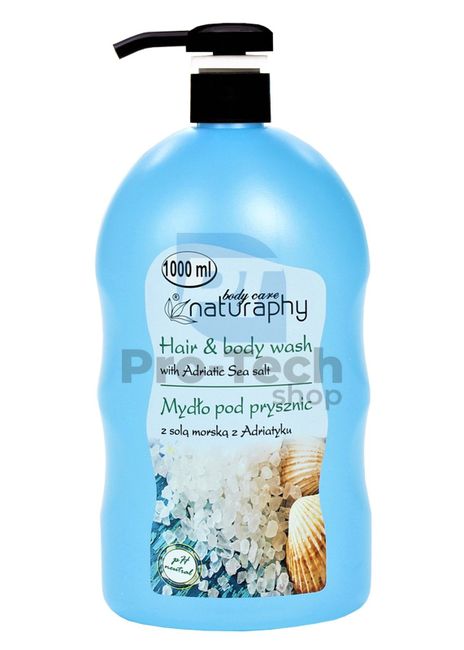 Sprchový gél a šampón 2v1 morská soľ Naturaphy 1000ml 30078