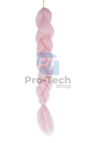 Syntetické vlasy - vrkoče ružové 75306