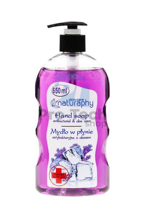 Tekuté mydlo antibakteriálne levanduľa a aloe vera Naturaphy 650ml 30018