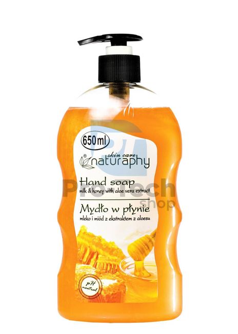 Tekuté mydlo medové mlieko a aloe vera Naturaphy 650ml 30009