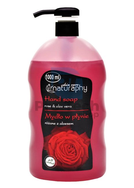 Tekuté mydlo ruža a aloe vera Naturaphy 1000ml 30019