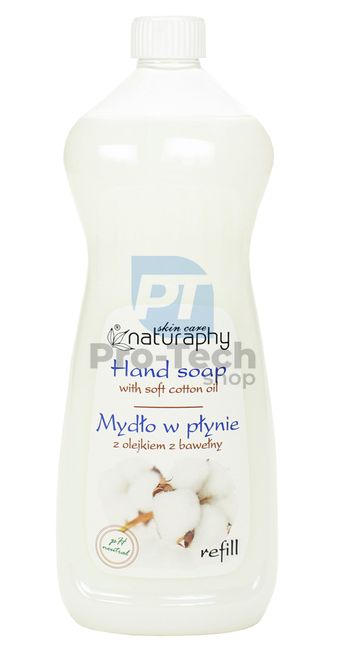 Tekuté mydlo s bavlneným olejom, náhradná náplň Naturaphy 1000ml 30310