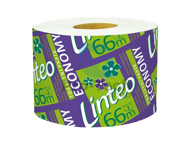 Toaletný papier 2-vrstvový 66m LINTEO ECONOMY- 12ks 30385