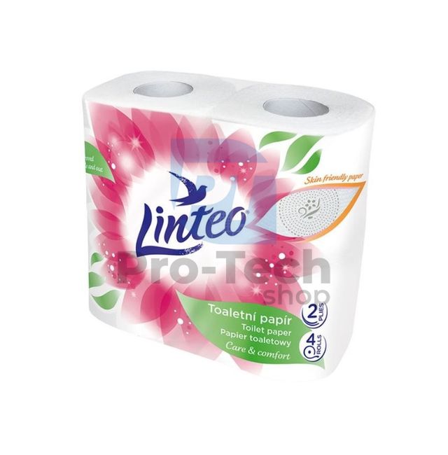 Toaletný papier 2-vrstvový LINTEO SATIN biely- 4ks 30387