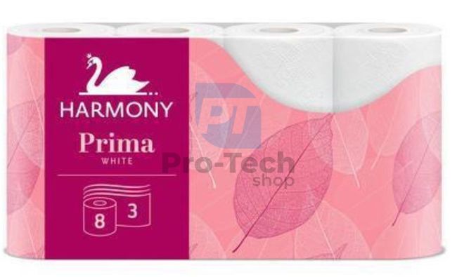 Toaletný papier 3-vrstvový HARMONY PRIMA – 8ks 30497