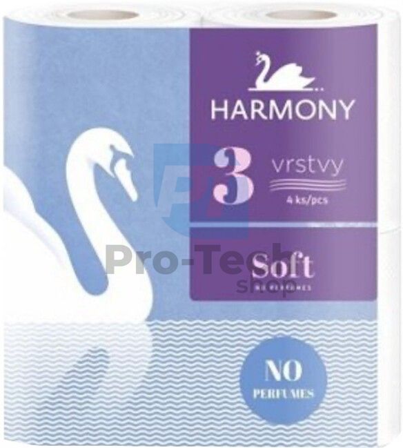 Toaletný papier 3-vrstvový HARMONY SOFT – 4ks 30499