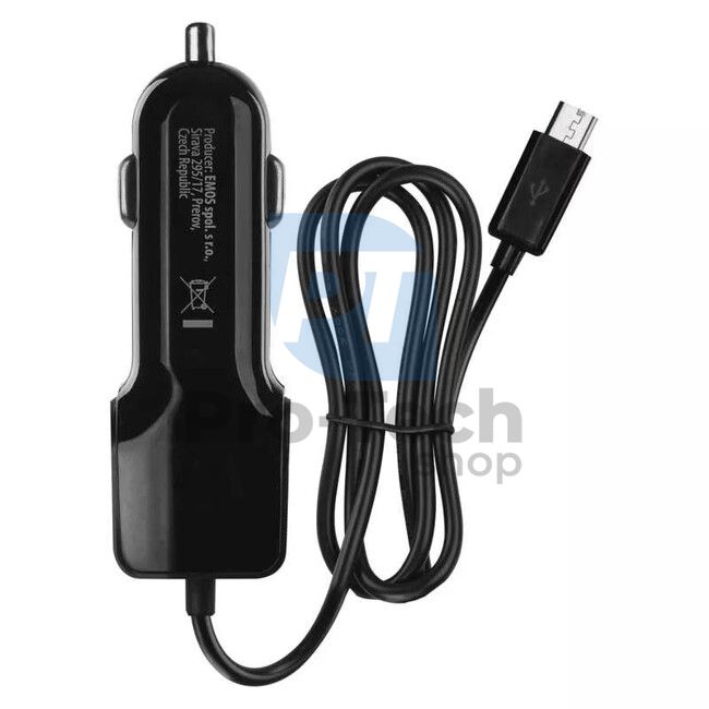 Univerzálny USB adaptér do auta 3,1A (15,5W) max., káblový 71237
