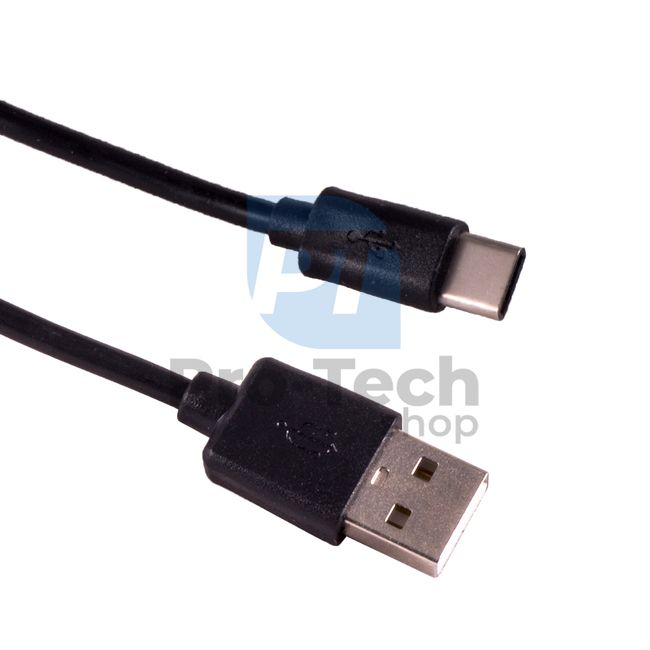 USB-C kábel 2.0, 1,5m, čierny 72377