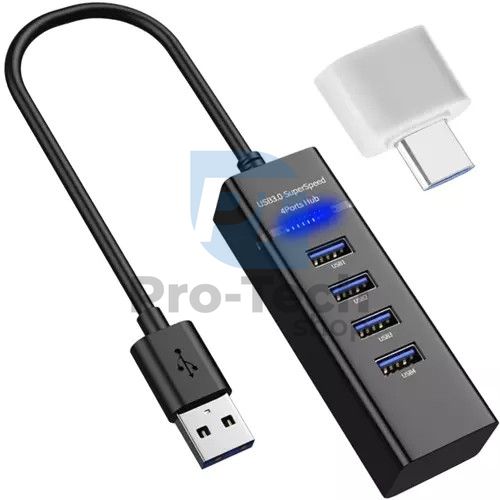 USB Hub (rozbočovač) - 4 porty USB 3.0 Izoxis 19157 75423