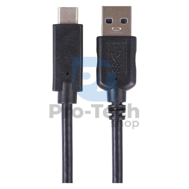 USB kábel 3.0 A/M - USB 3.1 C/M 1m čierny, Quick charge 71390