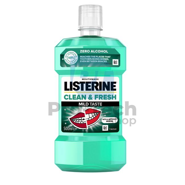 Ústna voda Listerine Clean & Fresh 500ml 30585