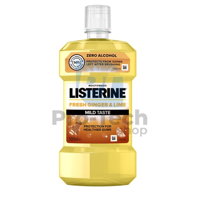 Ústna voda Listerine Fresh Ginger & Lime Mild Taste 500ml 30584