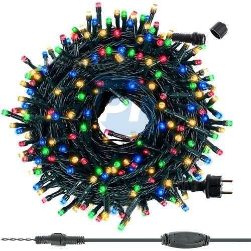 Vianočné svetielka 200 LED multicolor s efektom blikania L11364 76157
