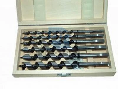 Vrtáky do dreva špirálové 230mm 6ks 6mm – 25mm 00454
