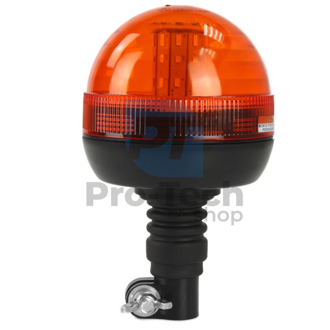 Výstražný maják na tyč - oranžový 12-24V 8W 40-LED 15643