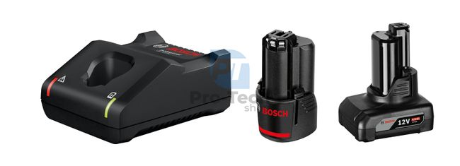 Základná súprava Bosch 2 x akumulátor GBA 12V 2,0Ah, 4,0Ah + nabíjačka GAL 12V-40 Professional 15252